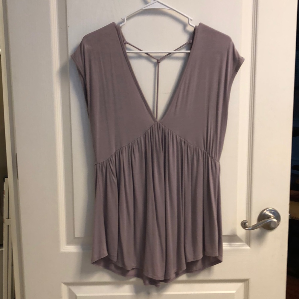 Dear Apple peplum top